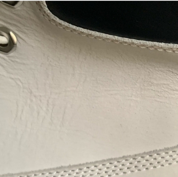 Timberland Sky Platform Chunky Boots Lace Up White 9.5 Round Toe Women - Picture 16 of 16